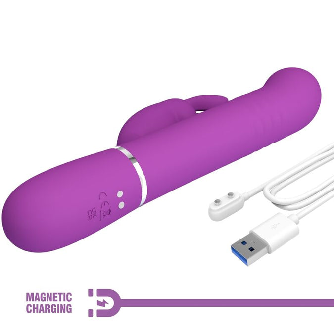 PRETTY LOVE - COALE 4-IN-1 MULTIFUNCTIONELE KONIJNENVIBRATOR PAARS