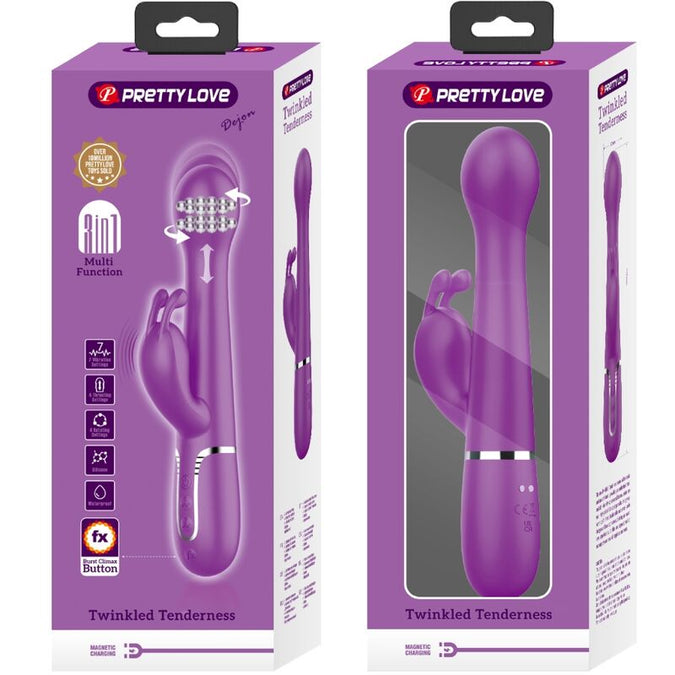 PRETTY LOVE - DEJON 3-IN-1 MULTIFUNCTIONELE KONIJNENVIBRATOR PAARS