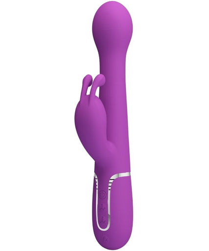 PRETTY LOVE - DEJON 3 IN 1 MULTIFUNCTION RABBIT VIBRATOR PURPLE PRETTY LOVE - DEJON 3 IN 1 MULTIFUNCTION RABBIT VIBRATOR PURPLE