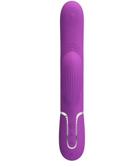 PRETTY LOVE - PERLITA 3 IN 1 MULTIFUNCTION RABBIT VIBRATOR PURPLE PRETTY LOVE - PERLITA 3 IN 1 MULTIFUNCTION RABBIT VIBRATOR PURPLE