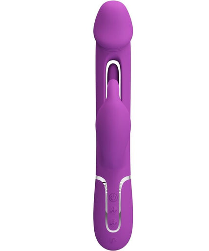 PRETTY LOVE - KAMPAS 3 IN 1 MULTIFUNCTION RABBIT VIBRATOR PURPLE PRETTY LOVE - KAMPAS 3 IN 1 MULTIFUNCTION RABBIT VIBRATOR PURPLE