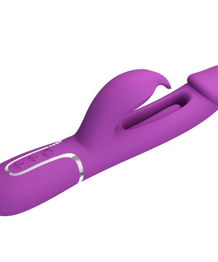 PRETTY LOVE - KAMPAS 3 IN 1 MULTIFUNCTION RABBIT VIBRATOR PURPLE PRETTY LOVE - KAMPAS 3 IN 1 MULTIFUNCTION RABBIT VIBRATOR PURPLE