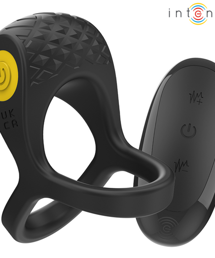 INTENSE - ALEX VIBRATOR DOUBLE PENIS RING 10 VIBRATIONS BLACK INTENSE - ALEX VIBRATOR DOUBLE PENIS RING 10 VIBRATIONS BLACK
