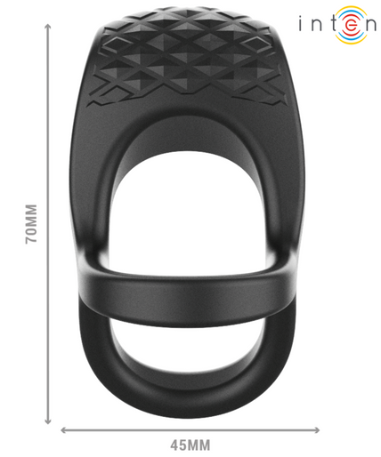 INTENSE - ALEX VIBRATOR DOUBLE PENIS RING 10 VIBRATIONS BLACK INTENSE - ALEX VIBRATOR DOUBLE PENIS RING 10 VIBRATIONS BLACK