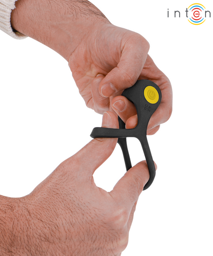 INTENSE - ALEX VIBRATOR DOUBLE PENIS RING 10 VIBRATIONS BLACK INTENSE - ALEX VIBRATOR DOUBLE PENIS RING 10 VIBRATIONS BLACK