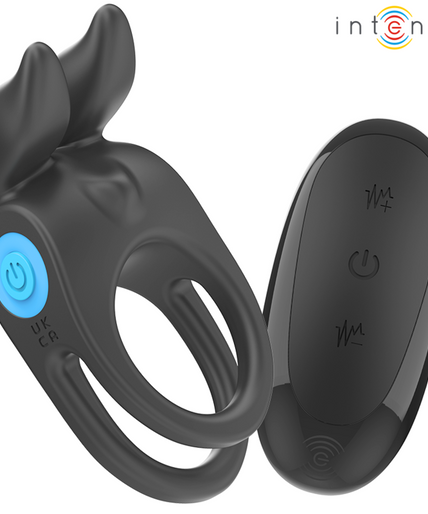 INTENSE - SAM VIBRATOR DOUBLE PENIS RING 10 VIBRATIONS BLACK INTENSE - SAM VIBRATOR DOUBLE PENIS RING 10 VIBRATIONS BLACK