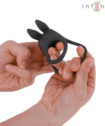 INTENSE - SAM VIBRATOR DOUBLE PENIS RING 10 VIBRATIONS BLACK INTENSE - SAM VIBRATOR DOUBLE PENIS RING 10 VIBRATIONS BLACK