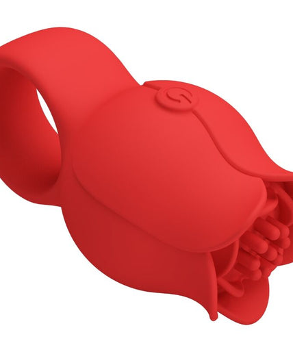 Pretty Love – Jae Rose Shaped Finger Vibrator 10 Vibrations Red Pretty Love – Jae Rose Shaped Finger Vibrator 10 Vibrations Red