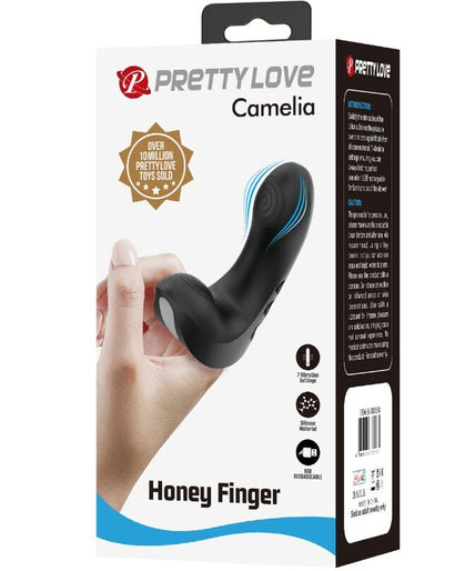 Pretty Love – Camelia Finger Vibrator 7 Vibrations Black Pretty Love – Camelia Finger Vibrator 7 Vibrations Black