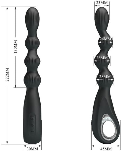 Pretty Love – Federer Anale Vibrator 12 Vibraties Zwart Pretty Love – Federer Anale Vibrator 12 Vibraties Zwart