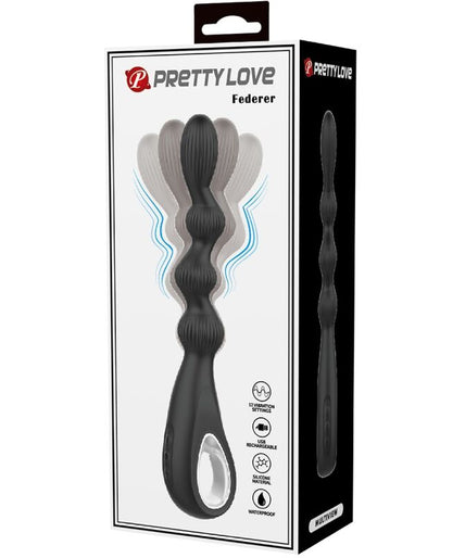 Pretty Love – Federer Anale Vibrator 12 Vibraties Zwart Pretty Love – Federer Anale Vibrator 12 Vibraties Zwart