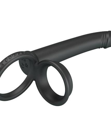 PRETTY LOVE - DILLION DOUBLE PENETRATION DOUBLE COCK RING BLACK PRETTY LOVE - DILLION DOUBLE PENETRATION DOUBLE COCK RING BLACK