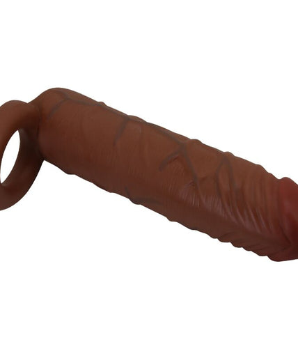 PRETTY LOVE - KAILE PENIS SLEEVE WITH 2.5 CM EXTENSION MULATTO PRETTY LOVE - KAILE PENIS SLEEVE WITH 2.5 CM EXTENSION MULATTO