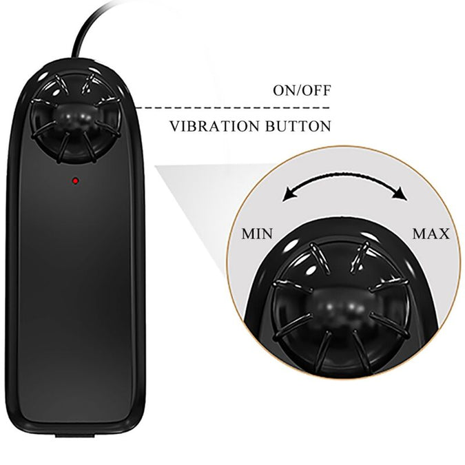 BAILE - BAHAMUT REALISTISCHE VIBRATOR 21.8 CM HUIDSKLEUR AFSTANDSBEDIENING