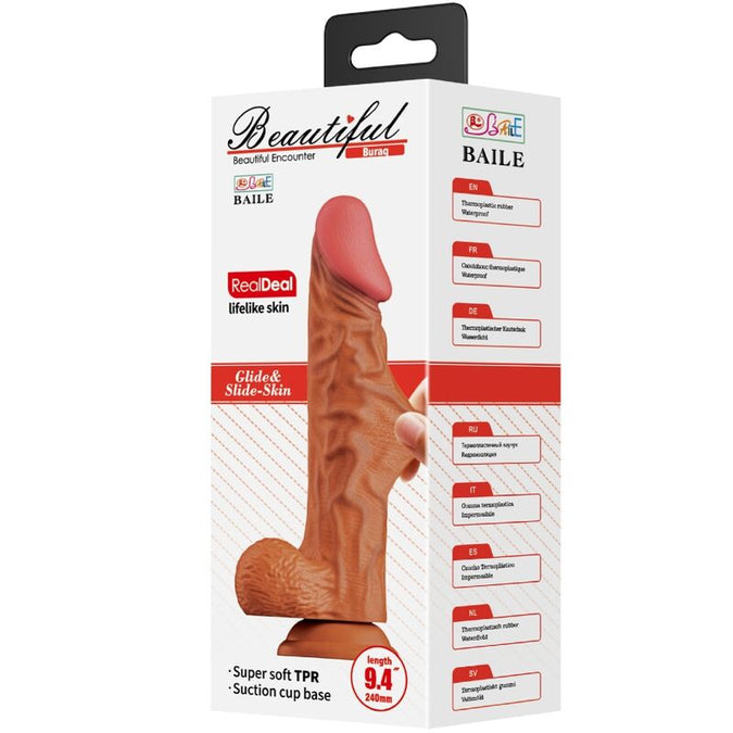Baile – Buraq Realistic Dildo 24 Cm Flesh