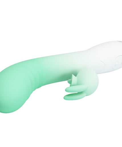 PRETTY LOVE - CERBERUS RABBIT VIBRATOR 3O VIBRATIONS GREEN PRETTY LOVE - CERBERUS RABBIT VIBRATOR 3O VIBRATIONS GREEN