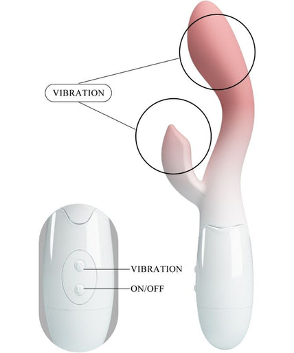 PRETTY LOVE - BRIGHTY G-SPOT VIBRATOR + CLITORIS STIMULATOR 30 VIBRATIONS PINK PRETTY LOVE - BRIGHTY G-SPOT VIBRATOR + CLITORIS STIMULATOR 30 VIBRATIONS PINK