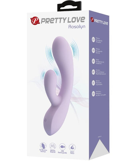 PRETTY LOVE - ROSOLYN KONIJN VIBRATOR 10 TRILLINGEN PAARS PRETTY LOVE - ROSOLYN KONIJN VIBRATOR 10 TRILLINGEN PAARS