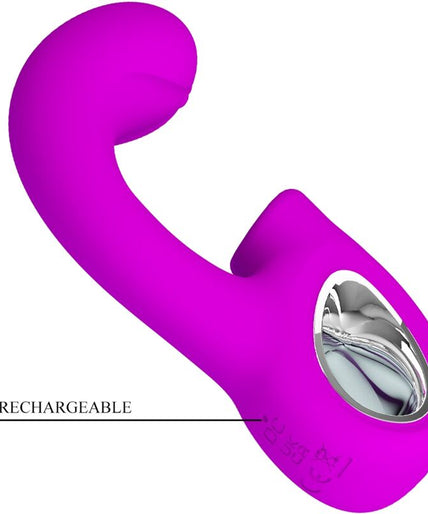 PRETTY LOVE - SIBEL SIBEL G-SPOT VIBRATOR + CLITORIS STIMULATOR 10 VIBRATIONS PURPLE PRETTY LOVE - SIBEL SIBEL G-SPOT VIBRATOR + CLITORIS STIMULATOR 10 VIBRATIONS PURPLE