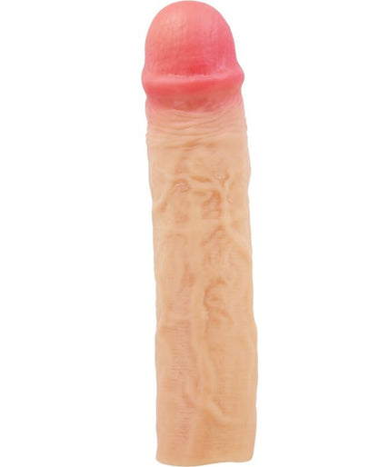 PRETTY LOVE - DEREK PENIS SLEEVE WITH 7.6 CM EXTENSION FLESH PRETTY LOVE - DEREK PENIS SLEEVE WITH 7.6 CM EXTENSION FLESH
