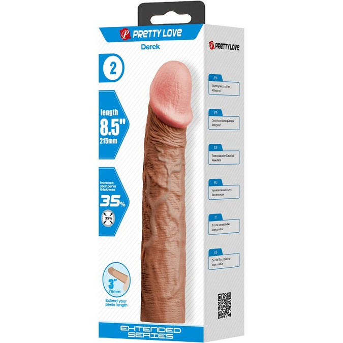 PRETTY LOVE - DEREK PIEMELHOES MET 7,6 CM VERLENGING MULATTO