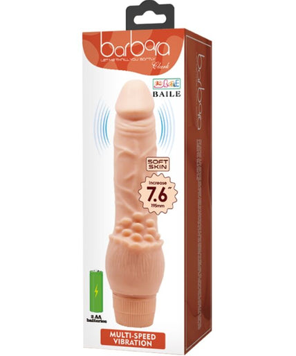 BAILE - BARBARA REALISTISCHE VIBRATOR 19,5 CM HUIDSKLEUR BAILE - BARBARA REALISTISCHE VIBRATOR 19,5 CM HUIDSKLEUR