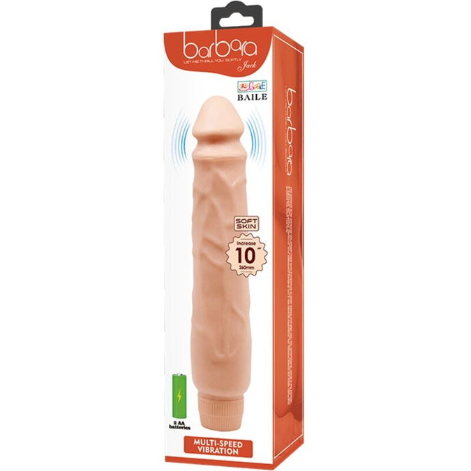 Baile – Jack Realistische Vibrator 26 Cm Huidkleur