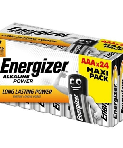 ENERGIZER - ALKALINE POWER AAA ALKALINE BATTERY LR03 BOX*24 (3 BOXES*8 BATTERIES) ENERGIZER - ALKALINE POWER AAA ALKALINE BATTERY LR03 BOX*24 (3 BOXES*8 BATTERIES)