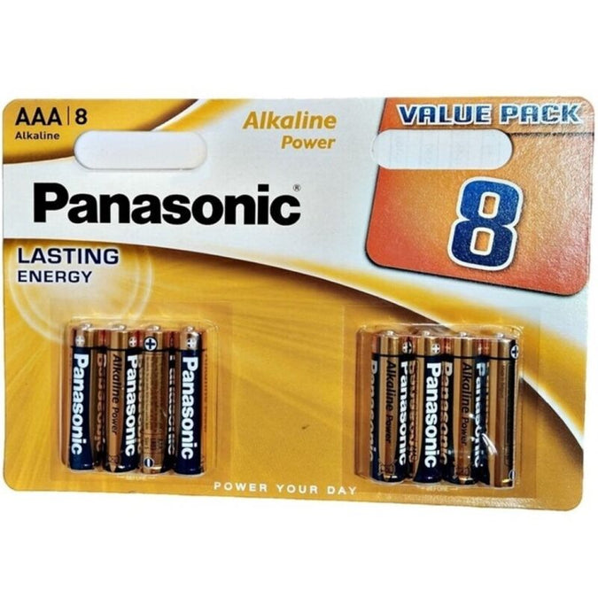 Panasonic – Bronze Alkaline Aaa Battery Lr03 Blister*8