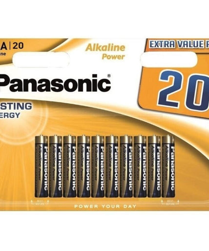 Panasonic – Bronzen Alkaline AAA-batterij LR03 blister*20 Panasonic – Bronzen Alkaline AAA-batterij LR03 blister*20