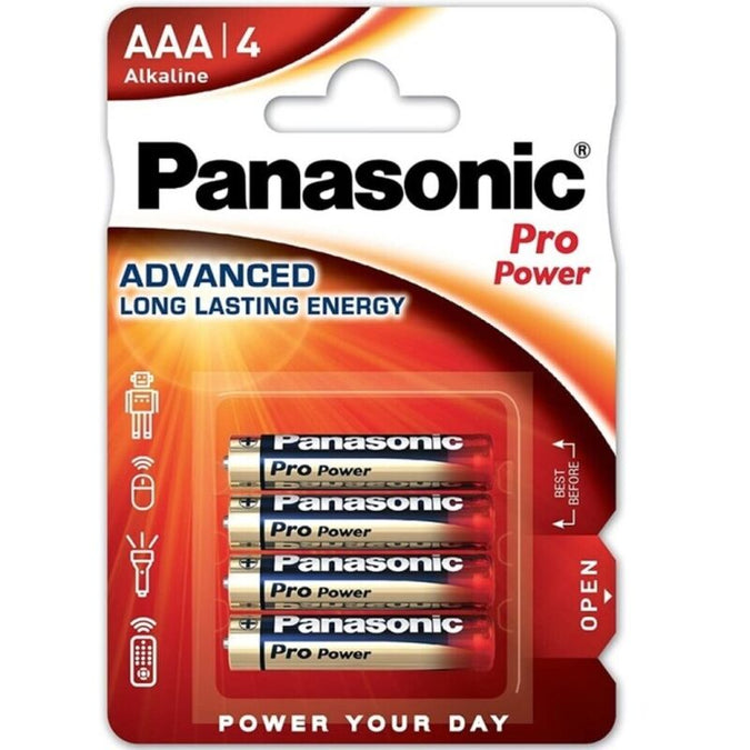 Panasonic – Pro Power Alkaline Aaa Battery Lr03 Blister*4