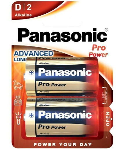 PANASONIC - PRO POWER ALKALINE D BATTERY LR20 BLISTER*2 PANASONIC - PRO POWER ALKALINE D BATTERY LR20 BLISTER*2