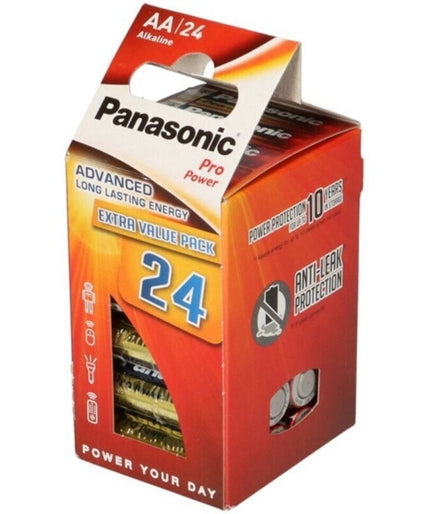 PANASONIC - PRO POWER ALKALINE AA BATTERIJ LR6 PAK*24 PANASONIC - PRO POWER ALKALINE AA BATTERIJ LR6 PAK*24