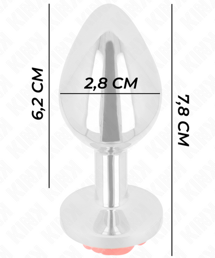KINK - PLUG ANAL ROSE RED SIZE S KINK - PLUG ANAL ROSE RED SIZE S