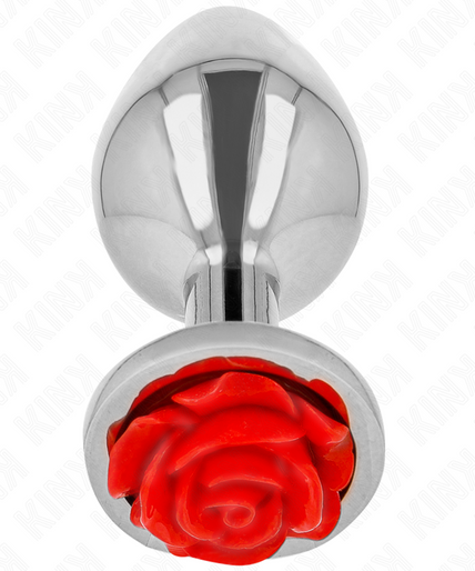 KINK - PLUG ANAL ROSE RED SIZE S KINK - PLUG ANAL ROSE RED SIZE S