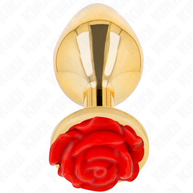 Kink – Plug Anal Gold Rose Red Size L