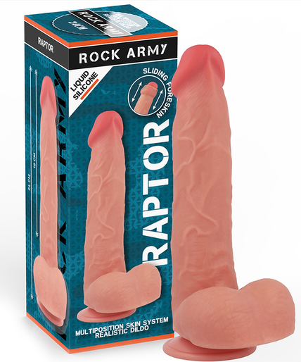 ROCKARMY - LIQUID SILICONE RAPTOR 24 CM -O- 4.4 CM ROCKARMY - LIQUID SILICONE RAPTOR 24 CM -O- 4.4 CM