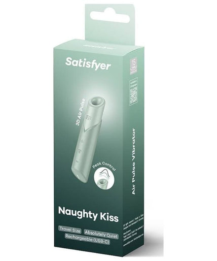 SATISFYER - NAUGHTY KISS WAVE CLITORIS STIMULATOR AQUAMARINE SATISFYER - NAUGHTY KISS WAVE CLITORIS STIMULATOR AQUAMARINE