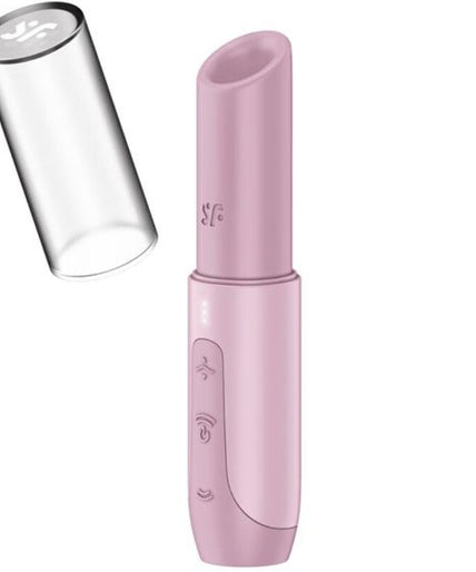 SATISFYER - SECRET KISS WAVE CLITORIS STIMULATOR PINK SATISFYER - SECRET KISS WAVE CLITORIS STIMULATOR PINK