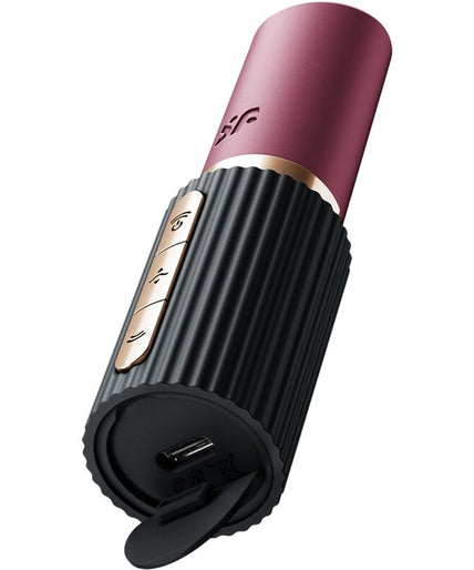 SATISFYER - PRO 2 KISS WAVE CLITORIS STIMULATOR GARNET / BLACK SATISFYER - PRO 2 KISS WAVE CLITORIS STIMULATOR GARNET / BLACK