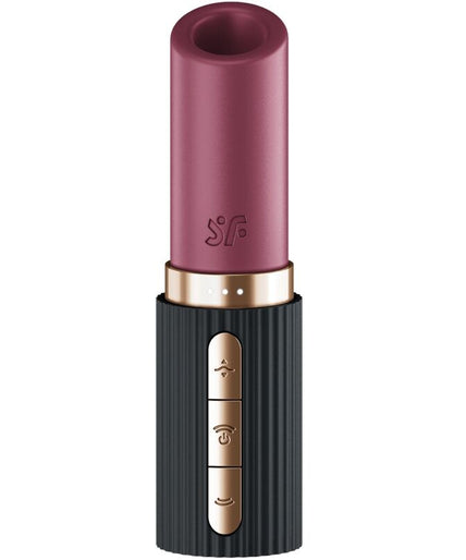 SATISFYER - PRO 2 KISS WAVE CLITORIS STIMULATOR GARNET / BLACK SATISFYER - PRO 2 KISS WAVE CLITORIS STIMULATOR GARNET / BLACK
