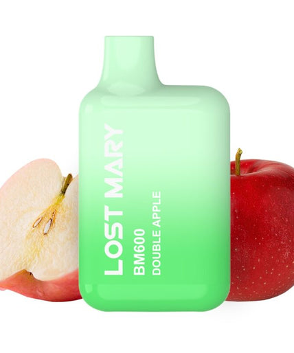 LOST MARY - BM600 NICOTINE VAPER 2% DISPOSABLE DOUBLE APPLE LOST MARY - BM600 NICOTINE VAPER 2% DISPOSABLE DOUBLE APPLE