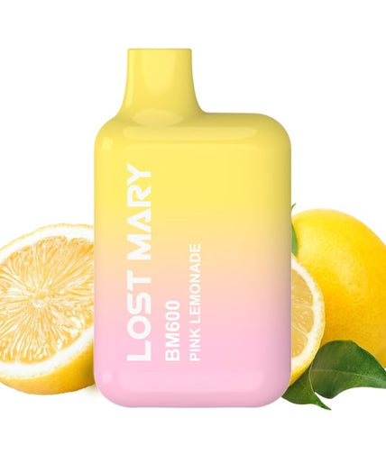 LOST MARY - BM600 NICOTINE VAPER 2% DISPOSABLE PINK LEMONADE LOST MARY - BM600 NICOTINE VAPER 2% DISPOSABLE PINK LEMONADE