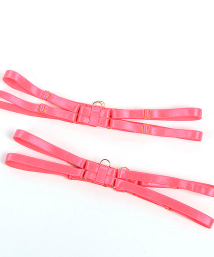 SUBBLIME - 955304 BRA SET WITH NECKLACE AND LEG DETAILS FLUORESCENT PINK L/XL SUBBLIME - 955304 BRA SET WITH NECKLACE AND LEG DETAILS FLUORESCENT PINK L/XL