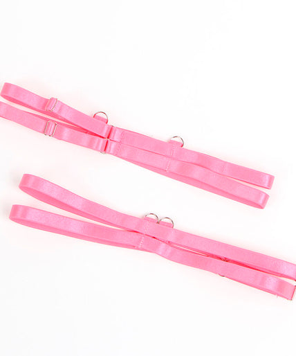 SUBBLIME - 955366 BH SET MET KANT EN JARRETELLELIJNEN ROZE EN PAARS L/XL SUBBLIME - 955366 BH SET MET KANT EN JARRETELLELIJNEN ROZE EN PAARS L/XL