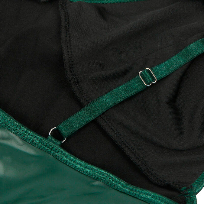 Subblime – 955441 Jurk met groene leren bandjes L/xl