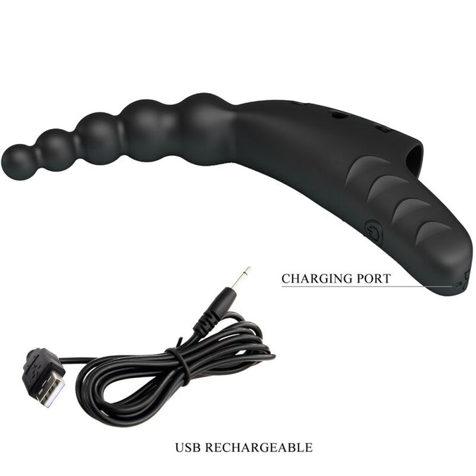 Pretty Love – Jordin Vinger Vibrator 10 Trillingen Zwart