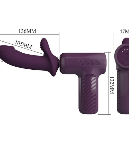 PRETTY LOVE - DJ SCHOLAR MASSAGER 5 SETTINGS PURPLE PRETTY LOVE - DJ SCHOLAR MASSAGER 5 SETTINGS PURPLE