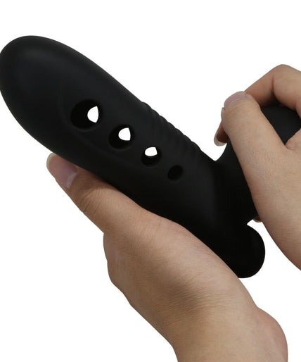 PRETTY LOVE - CRANE PENIS SLEEVE WITH AIRBAG BLACK PRETTY LOVE - CRANE PENIS SLEEVE WITH AIRBAG BLACK