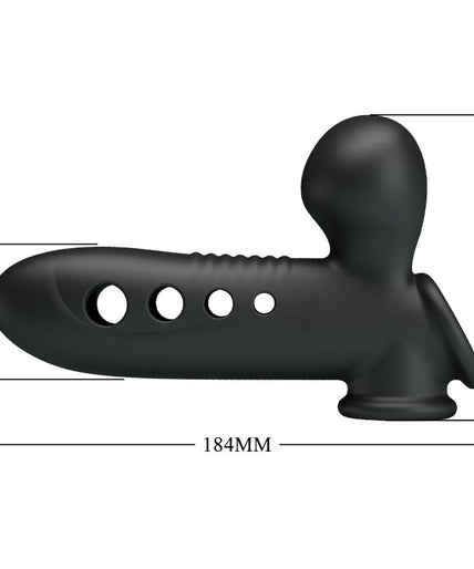 PRETTY LOVE - CRANE PENIS SLEEVE WITH AIRBAG BLACK PRETTY LOVE - CRANE PENIS SLEEVE WITH AIRBAG BLACK